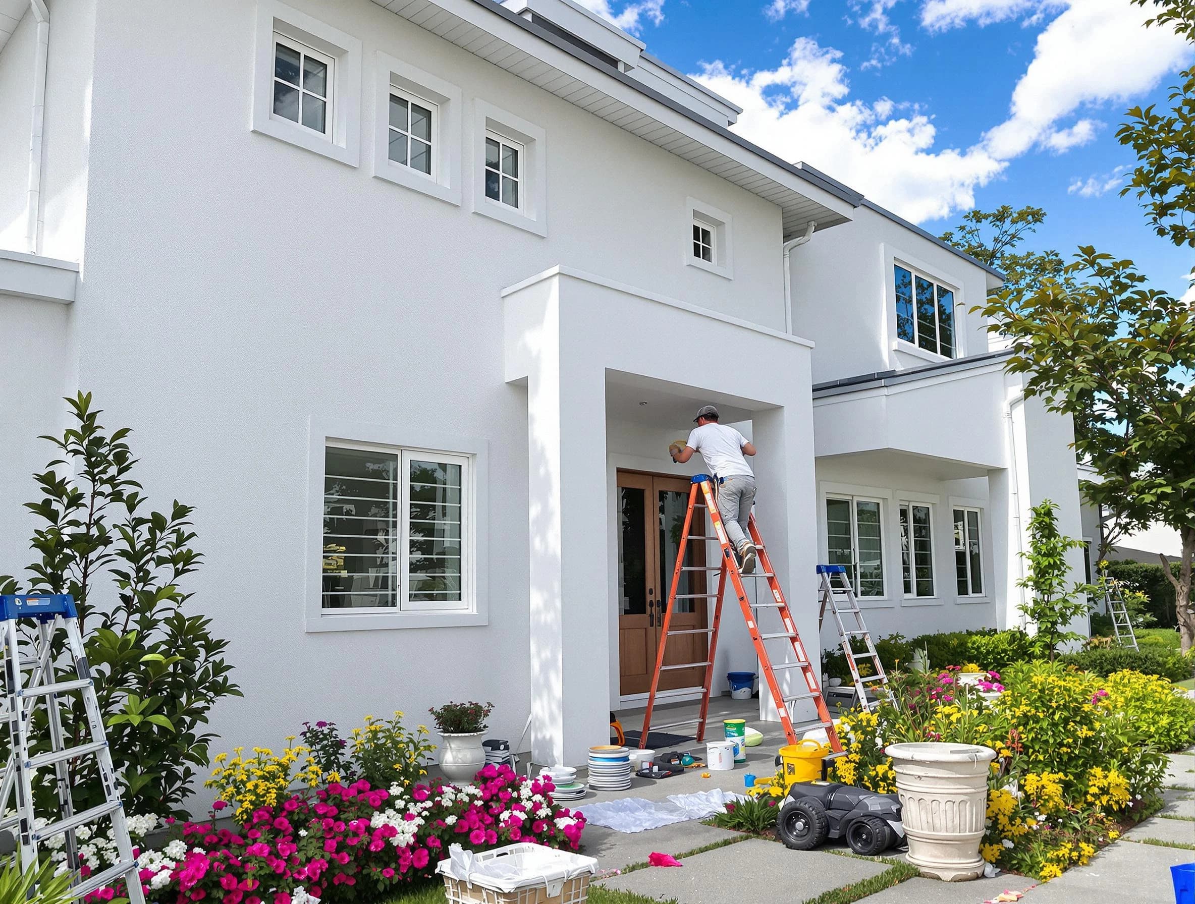 East Cleveland House Painters team delivering a fresh exterior coat in East Cleveland, OH